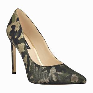 Nine West Tatiana Pointy Toe Pumps - Green/Beige - Ireland (BL9264810)